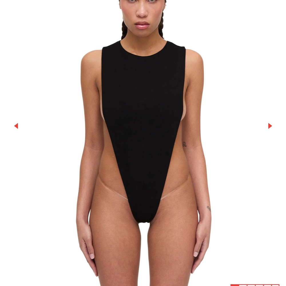 Noscenegirls ultra thong bodysuit